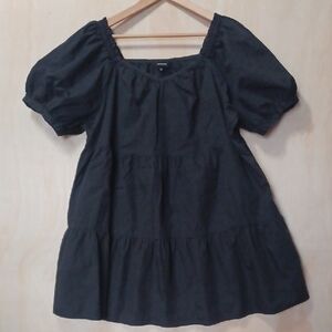 Who What Wear Black Mini Dress